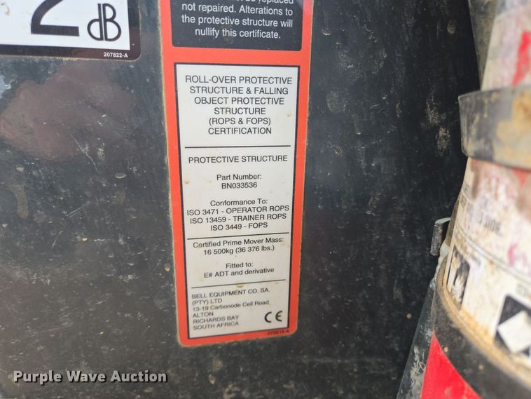 image for item DT4763 2021 Bell B45E 6x6 articulated haul truck