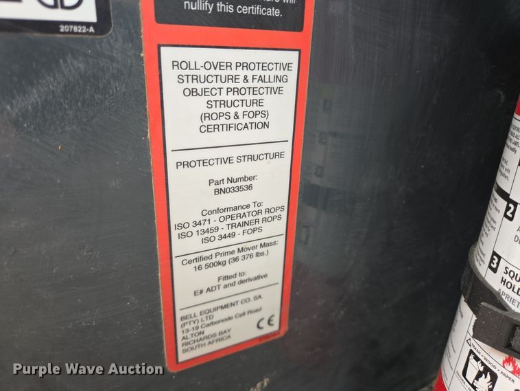 image for item DT4764 2021 Bell B45E 6x6 articulated haul truck