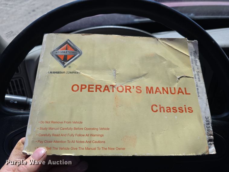 image for item DT6755 2008 International 7400 sewer jetter truck