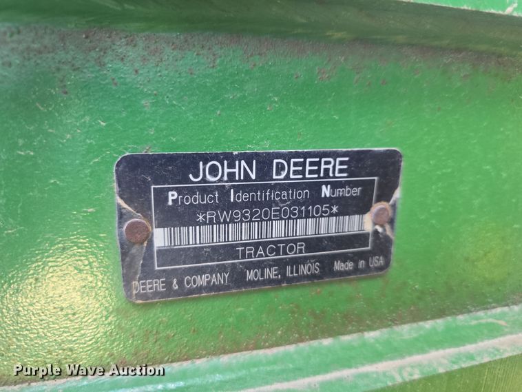 image for item DT6760 2005 John Deere 9320 4WD tractor
