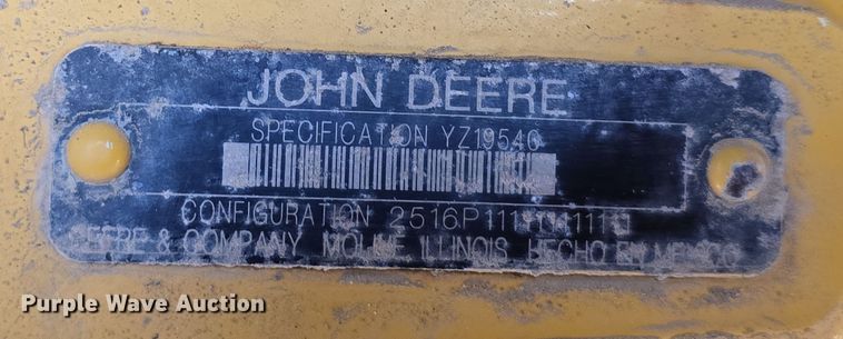 image for item DT6763 2015 John Deere 410E articulated haul truck