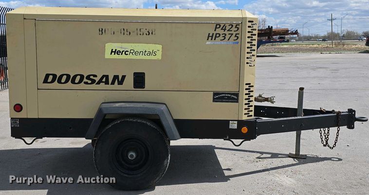 image for item DT6799 2015 Doosan P425/HP375WCU-T4I air compressor