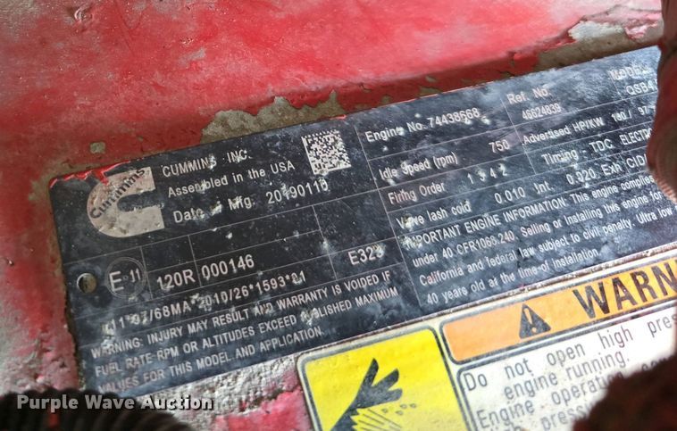 image for item DT6799 2015 Doosan P425/HP375WCU-T4I air compressor