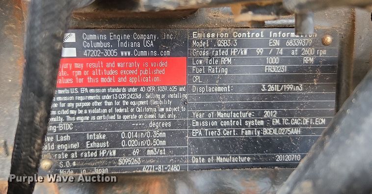 image for item DT7060 2012 JLG G9-43A telehandler