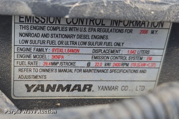 image for item DT7072 2008 New Holland E35B mini excavator