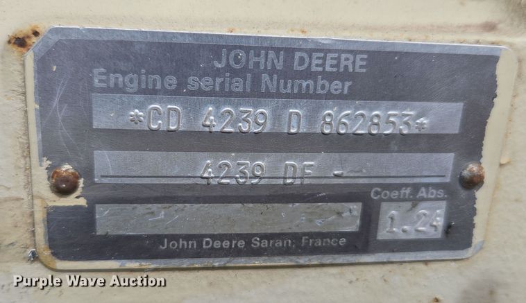 image for item DT7077 John Deere 4239 DF hydraulic power unit