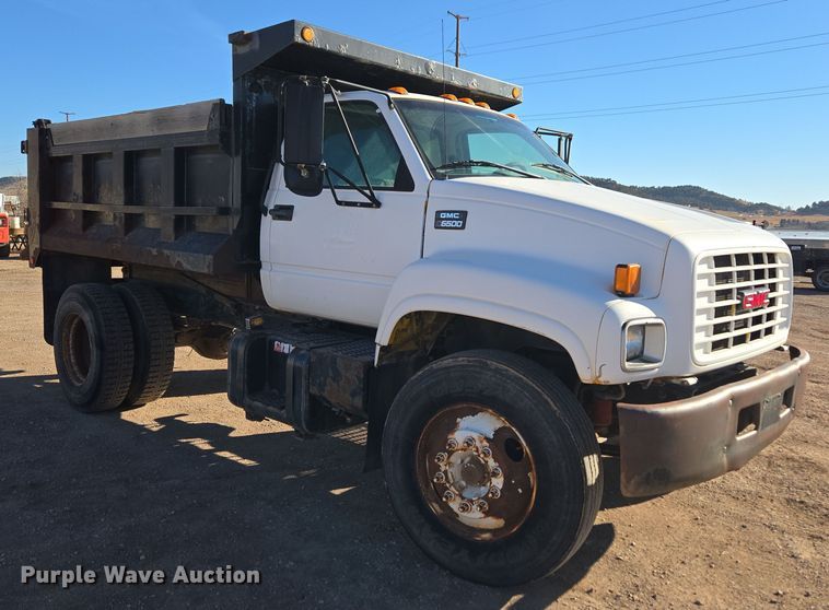 image for item DT7088 1998 GMC C7H042 dump truck