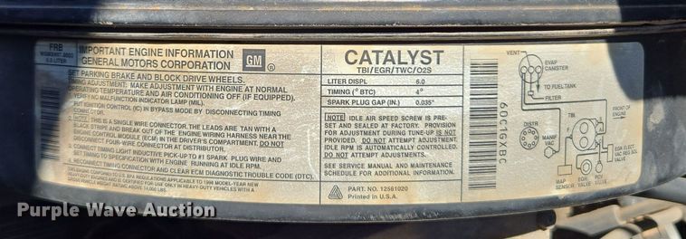 image for item DT7088 1998 GMC C7H042 dump truck