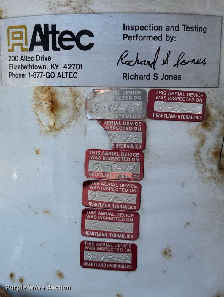 image for item DU3364 2015 Ford F450 Super Duty XL bucket truck