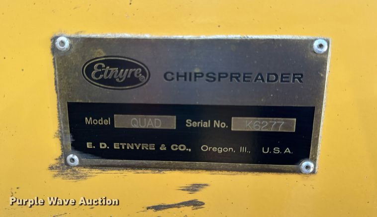 image for item DU3417 2007 Etnyer Quad chip spreader