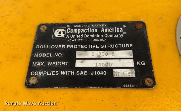 image for item DU3419 2000 Hypac C330B double drum roller