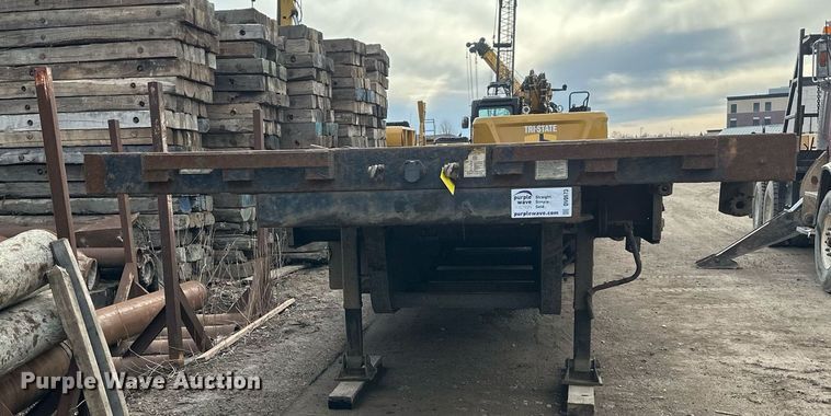 image for item DV0673 2012 Jet Company drop deck equipment trailer