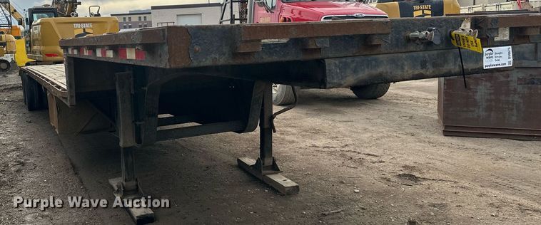 image for item DV0673 2012 Jet Company drop deck equipment trailer