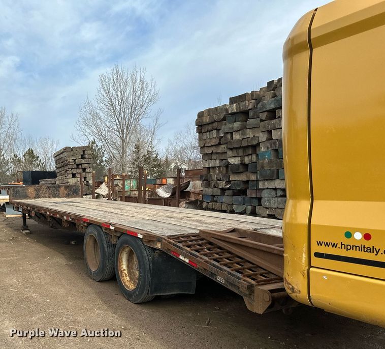 image for item DV0673 2012 Jet Company drop deck equipment trailer