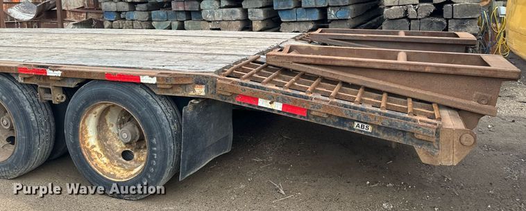 image for item DV0673 2012 Jet Company drop deck equipment trailer