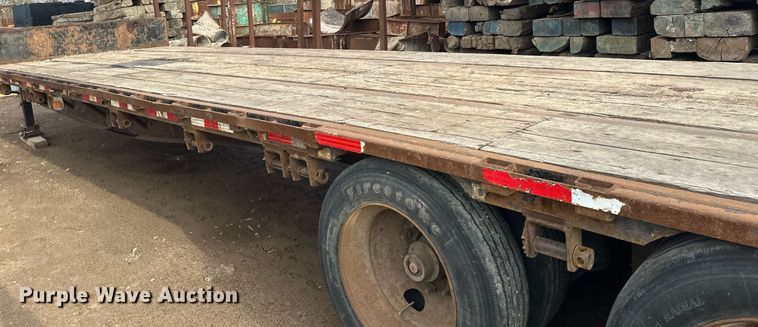 image for item DV0673 2012 Jet Company drop deck equipment trailer