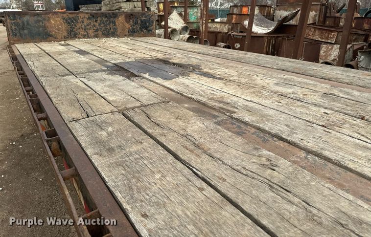 image for item DV0673 2012 Jet Company drop deck equipment trailer