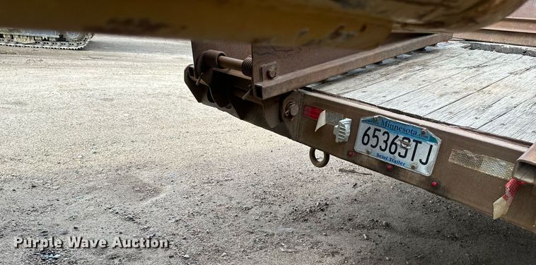 image for item DV0673 2012 Jet Company drop deck equipment trailer