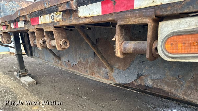 image for item DV0673 2012 Jet Company drop deck equipment trailer
