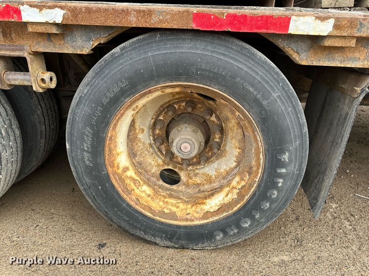 image for item DV0673 2012 Jet Company drop deck equipment trailer