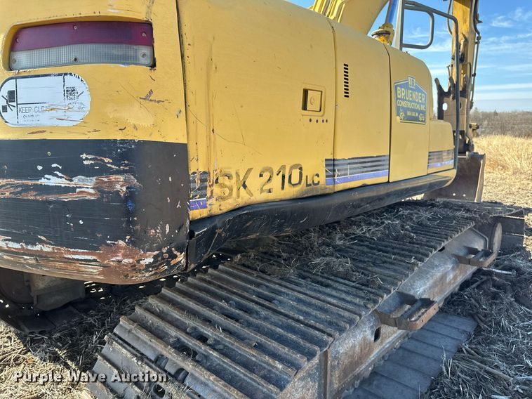 image for item DV0716 2000 Kobelco  SK210LC excavator