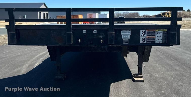 image for item DV0725 1992 Muv-All  4870FT drop deck hydraulic tail equipment trailer