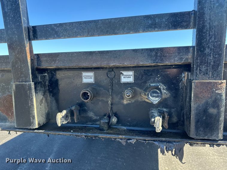 image for item DV0725 1992 Muv-All  4870FT drop deck hydraulic tail equipment trailer