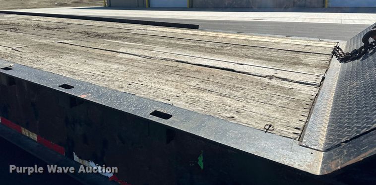 image for item DV0725 1992 Muv-All  4870FT drop deck hydraulic tail equipment trailer