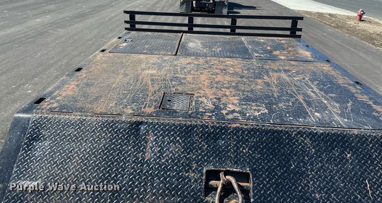 image for item DV0725 1992 Muv-All  4870FT drop deck hydraulic tail equipment trailer