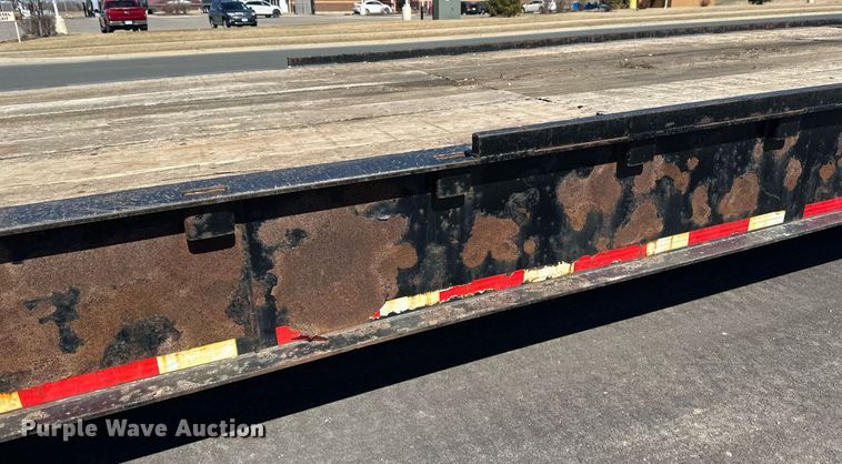 image for item DV0725 1992 Muv-All  4870FT drop deck hydraulic tail equipment trailer