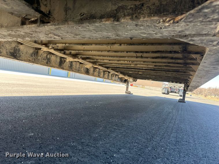 image for item DV0725 1992 Muv-All  4870FT drop deck hydraulic tail equipment trailer