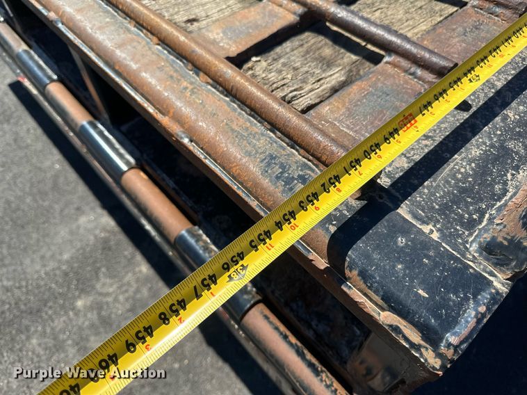 image for item DV0725 1992 Muv-All  4870FT drop deck hydraulic tail equipment trailer