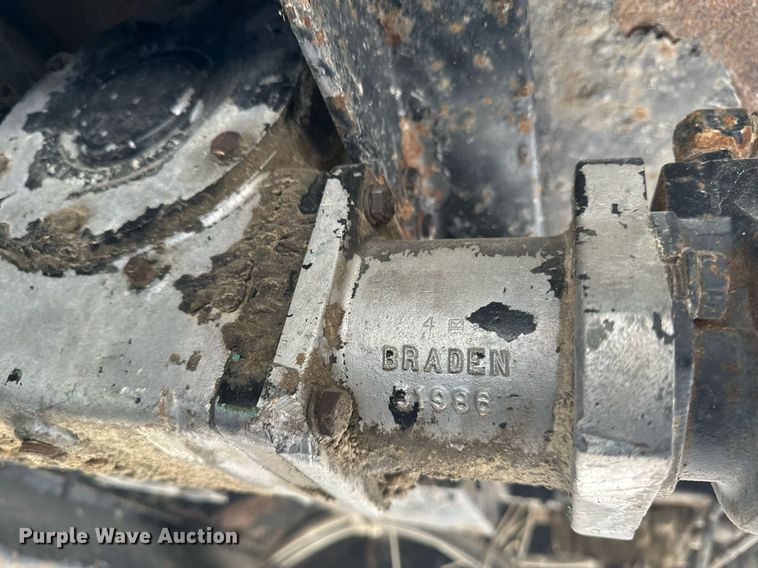 image for item DV0725 1992 Muv-All  4870FT drop deck hydraulic tail equipment trailer