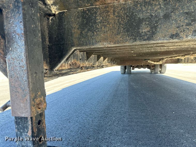 image for item DV0725 1992 Muv-All  4870FT drop deck hydraulic tail equipment trailer