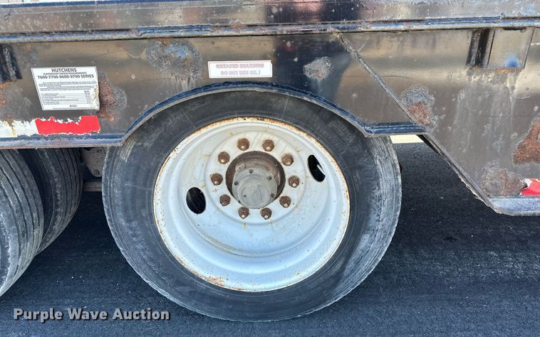 image for item DV0725 1992 Muv-All  4870FT drop deck hydraulic tail equipment trailer