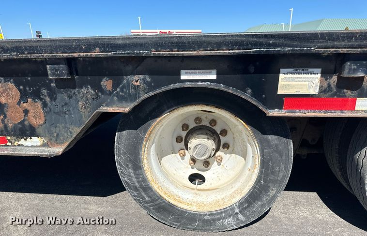 image for item DV0725 1992 Muv-All  4870FT drop deck hydraulic tail equipment trailer