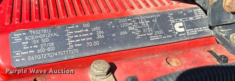 image for item DV0734 2009 Kenworth  T800 dump truck