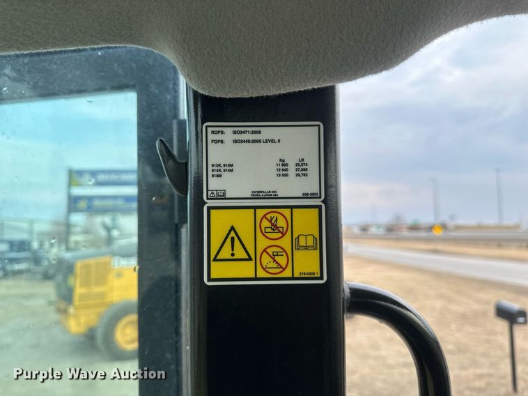 image for item DV0738 2019 Caterpillar  914M  wheel loader