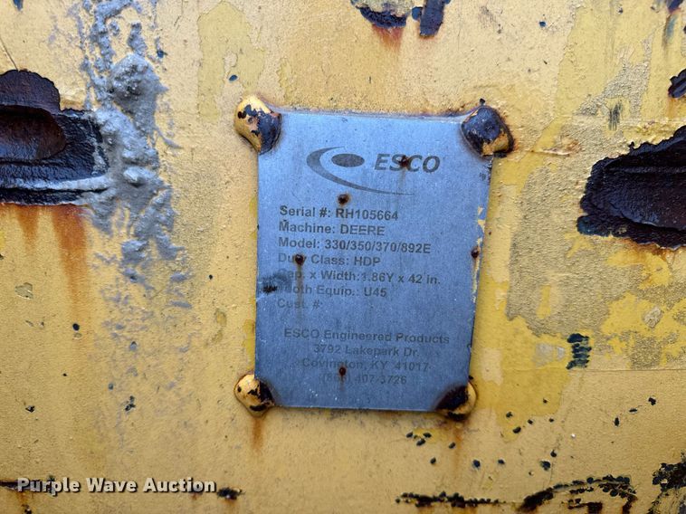 image for item DV1795 Esco 330/350/370/829E excavator bucket