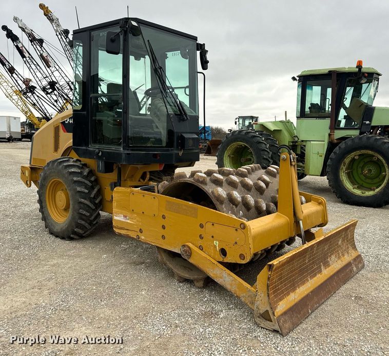 image for item DV1862 2014 Caterpillar CP44 single drum vibratory roller