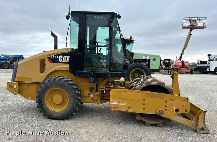 image for item DV1862 2014 Caterpillar CP44 single drum vibratory roller