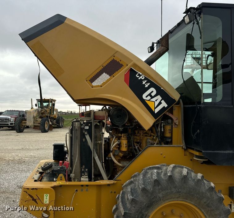 image for item DV1862 2014 Caterpillar CP44 single drum vibratory roller