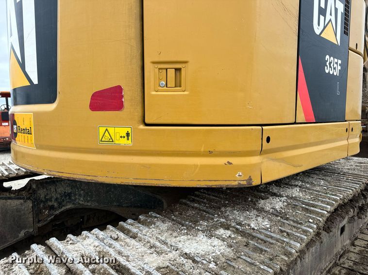 image for item DV1863 2017 Caterpillar 335F LCR excavator