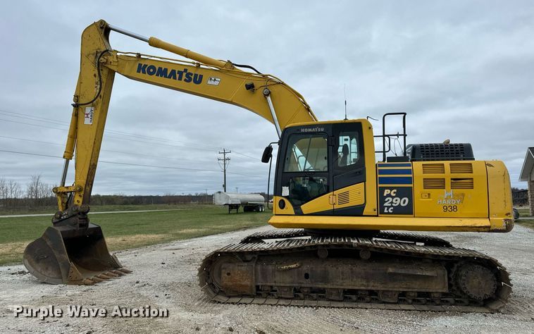 image for item DV1864 2017 Komatsu PC290LC-11 excavator