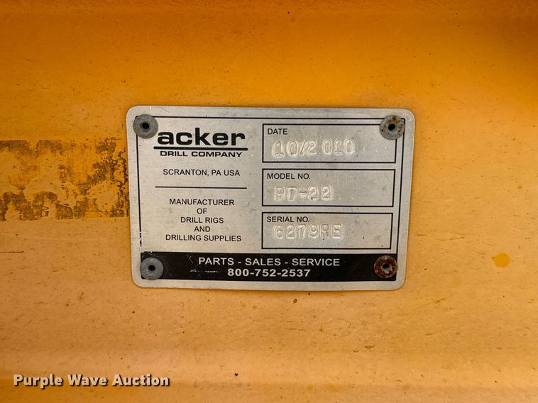 image for item DV1867 Acker PT-22 core drill trailer