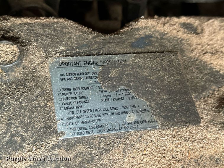 image for item DV1873 2005 Daewoo Mega 300V wheel loader