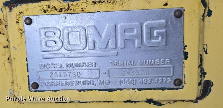 image for item DW1871 Bomag 813RT paver