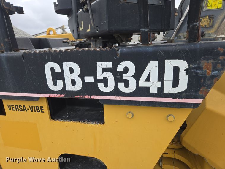 image for item DW1875 2005 Caterpillar CB-534D double drum vibratory roller
