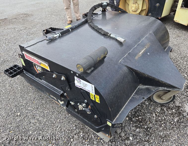 image for item DW1877 2016 Caterpillar BP115C skid steer sweeper