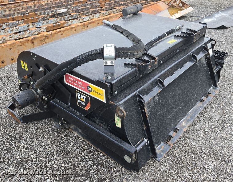 image for item DW1877 2016 Caterpillar BP115C skid steer sweeper